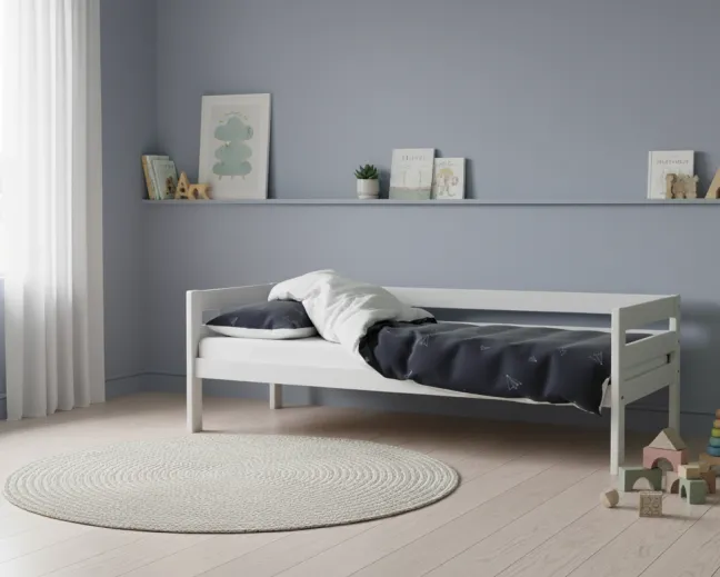 Lifetime Elements Einzelbett 90x200cm mit Rollboden weiß