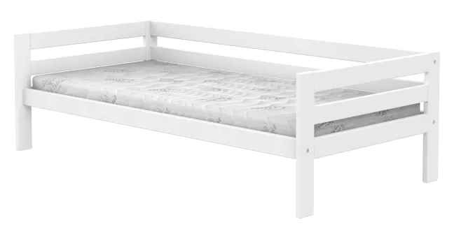 Lifetime Elements Einzelbett 90x200cm mit Rollboden weiß