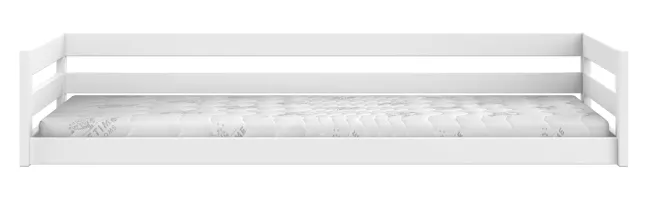 Lifetime Elements Montessori Bett 90x200cm mit Rollboden weiß
