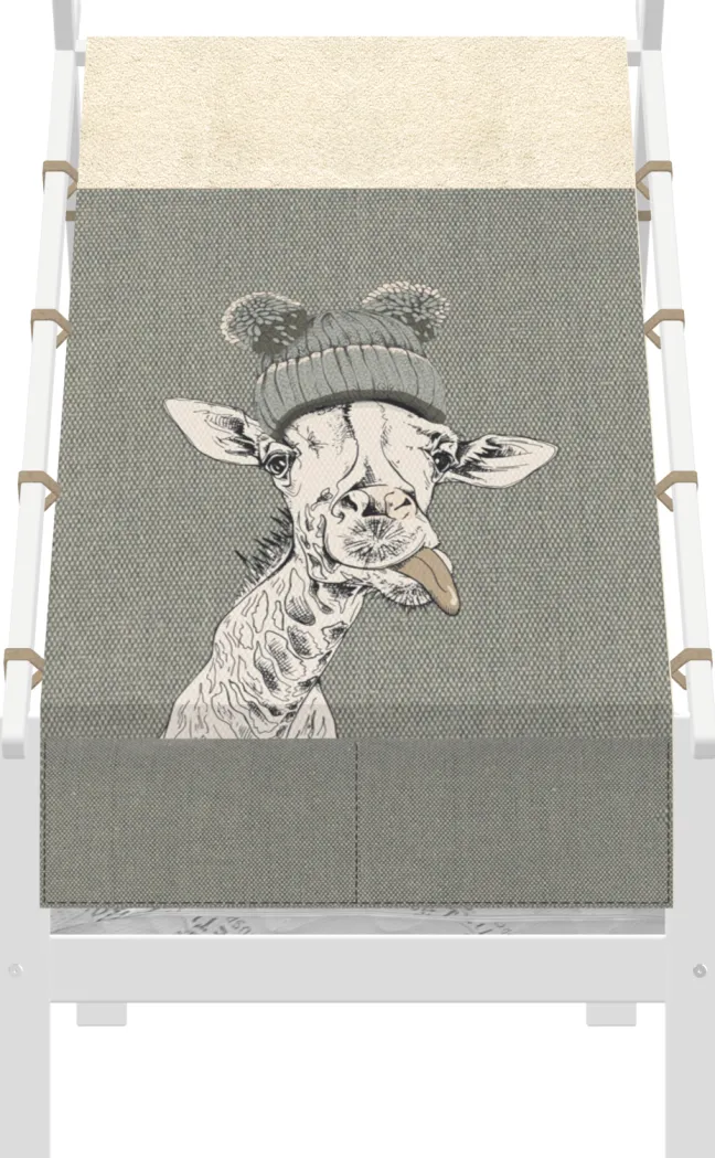 Lifetime Elements Tipibett Jungle 90x200cm mit Rollboden weiß lackiert