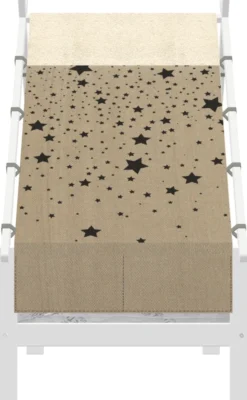 Lifetime Elements Tipibett Over the Moon 90x200cm mit Rollboden weiß lackiert