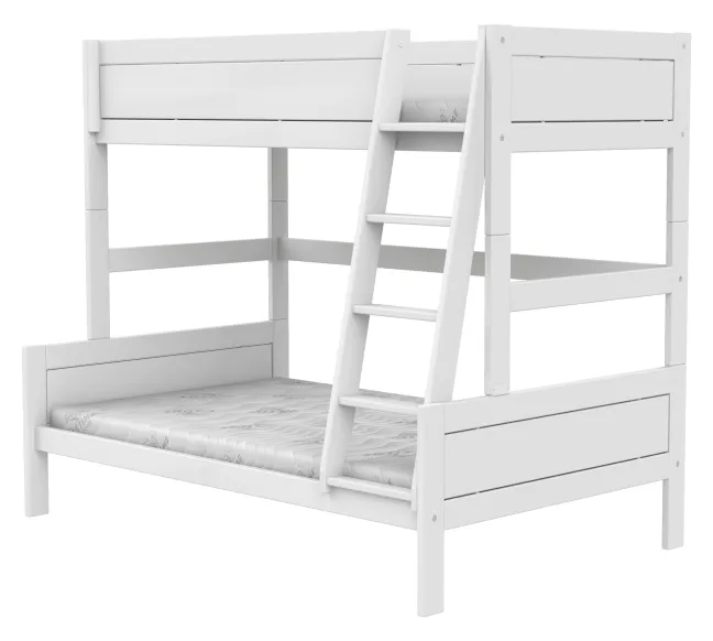 Lifetime Etagenbett Family 90/140x200cm mit Premium Rollboden weiß lackiert