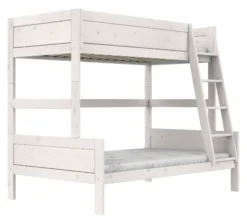 Lifetime Etagenbett Family 90/140x200cm mit Premium Rollboden whitewash