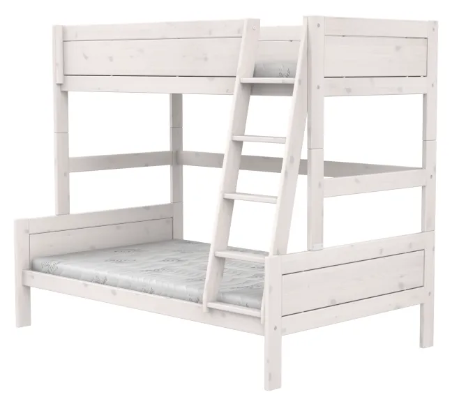 Lifetime Etagenbett Family 90/140x200cm mit Premium Rollboden whitewash