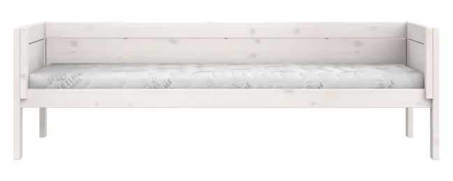 Lifetime 4 in 1 Bett mit Himmeldach inkl. Deluxe Lattenrost whitewash