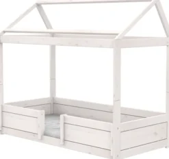 Lifetime 4in1 Hausbett mit Rollboden whitewash