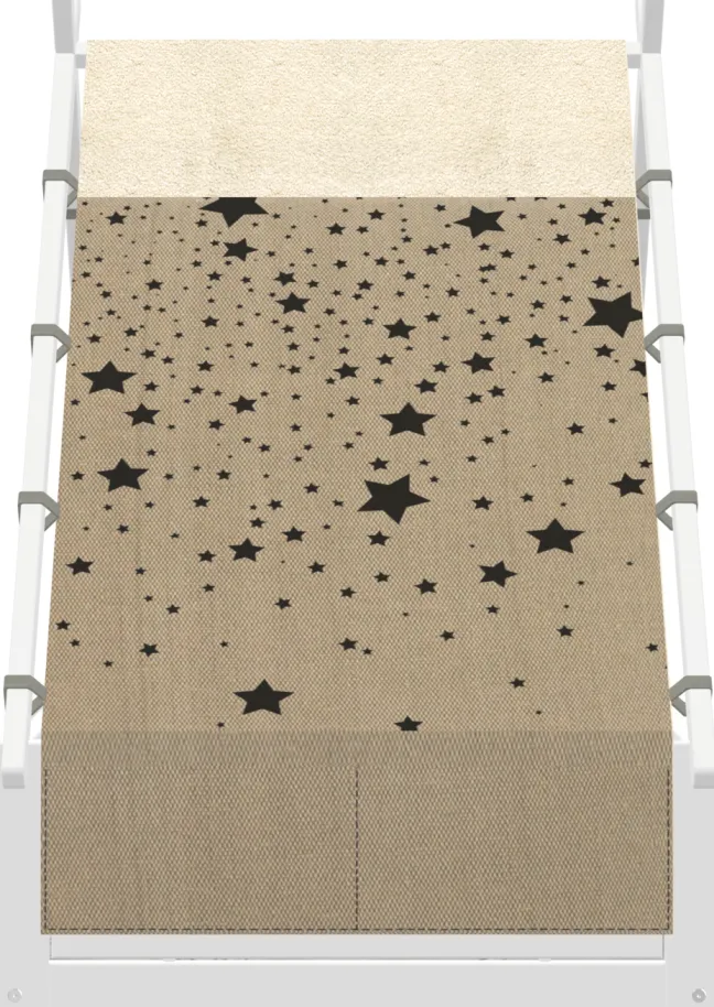 Lifetime Montessori Tipibett Over the Moon 90x200cm mit Rollboden und Absturzsicherung weiß lackiert