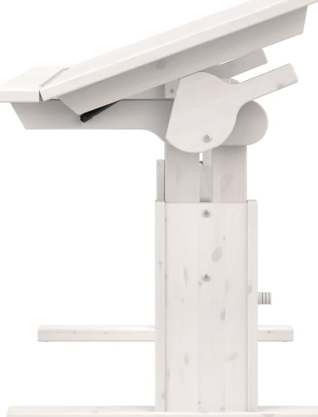 Lifetime Schreibtisch 120cm höhenverstellbar/schrägstellbar whitewash