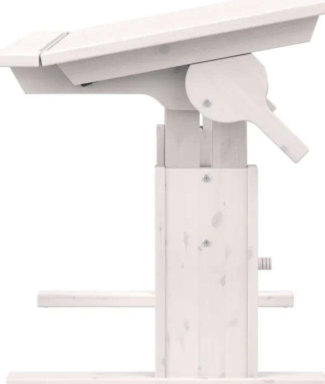 Lifetime Schreibtisch 120cm höhenverstellbar/schrägstellbar whitewash