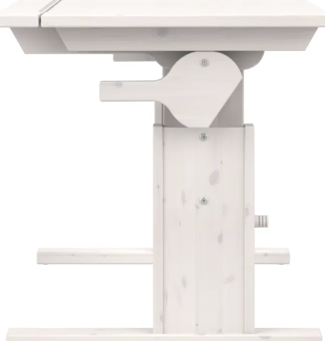 Lifetime Schreibtisch 120cm höhenverstellbar/schrägstellbar whitewash