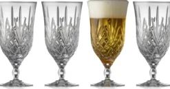 Lyngby Glas Bierglas Melodia 40cl 4 Stück