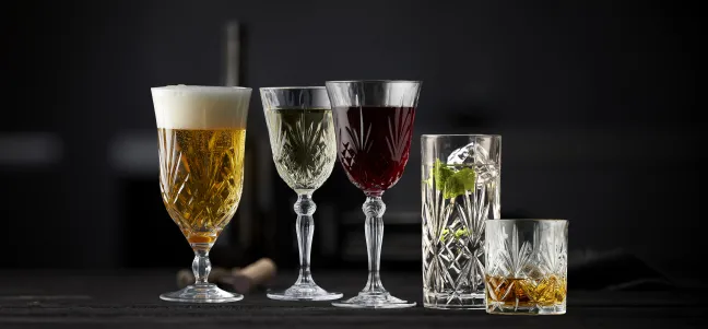 Lyngby Glas Bierglas Melodia 40cl 4 Stück