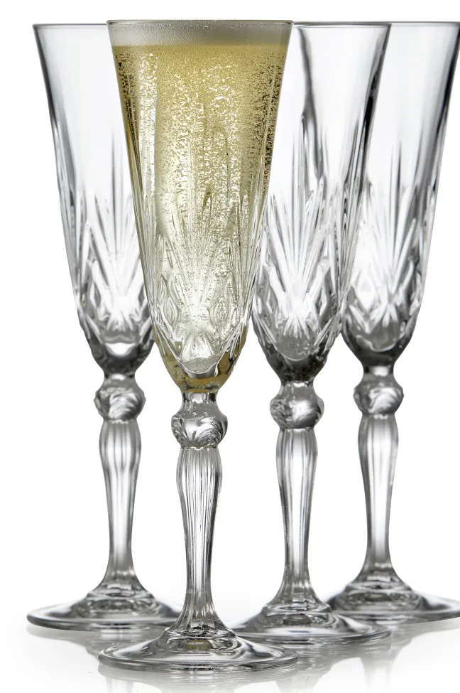 Lyngby Glas Champagnerglas Melodia 16cl 4 Stück