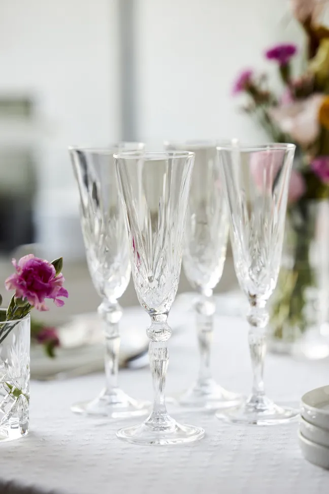 Lyngby Glas Champagnerglas Melodia 16cl 4 Stück