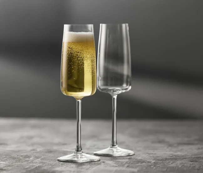 Lyngby Glas Champagnerglas Zero 30cl 4 Stück