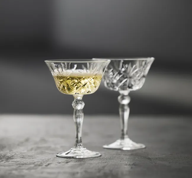 Lyngby Glas Champagner-Schale Melodia 26cl 4 Stück