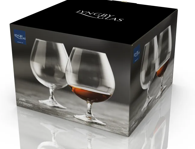 Lyngby Glas Cognacglas Juvel 69cl 4 Stück