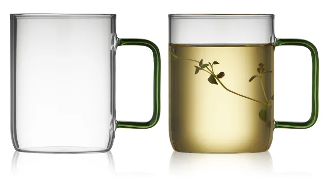 Lyngby Glas Glasbecher Torino 40cl 2 Stück grün Sale