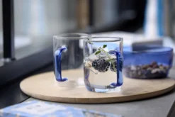 Lyngby Glas Glasbecher Torino 40cl 2 Stück blau Sale