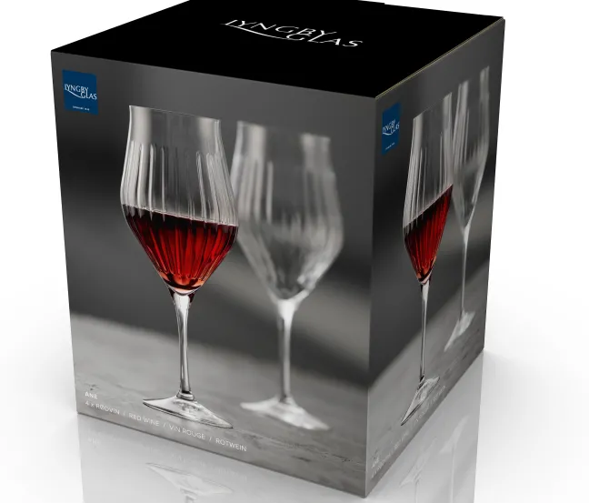 Lyngby Glas Rotweinglas Ane 65cl 4 Stück