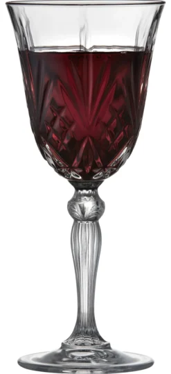Lyngby Glas Rotweinglas Melodia 4 Stück