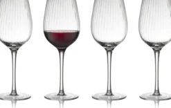 Lyngby Glas Rotweinglas Palermo Gold 40cl 4 Stück