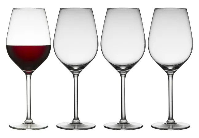 Lyngby Glas Rotwein Juvel 50cl 4 Stück