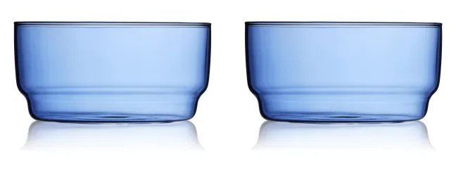 Lyngby Glas Schale Torino 12 cm 2 Stück blau Sale