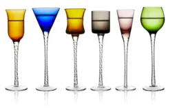 Lyngby Glas Schnapsglas London 18cm 6 Stück bunt