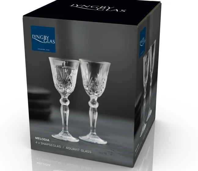 Lyngby Glas Schnapsglas Melodia 5cl 4 Stück