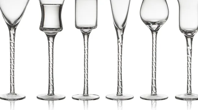 Lyngby Glas Schnapsglas Rom 18cm 6 Stück