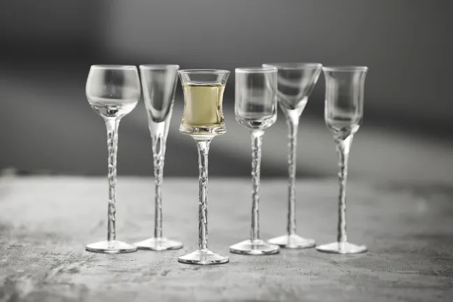Lyngby Glas Schnapsglas Rom 18cm 6 Stück