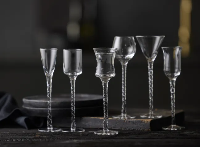 Lyngby Glas Schnapsglas Rom 18cm 6 Stück