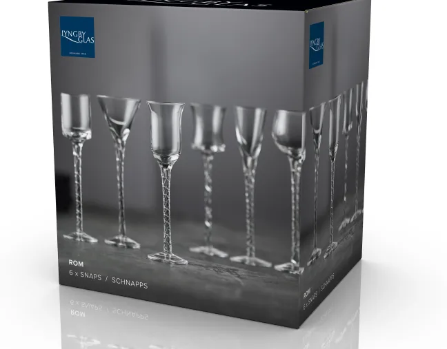 Lyngby Glas Schnapsglas Rom 18cm 6 Stück