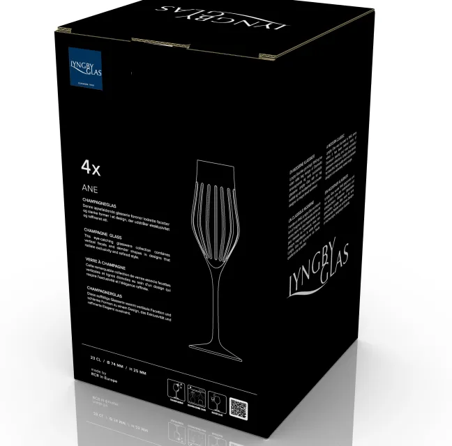 Lyngby Glas Sektglas Ane 23cl 4 Stück