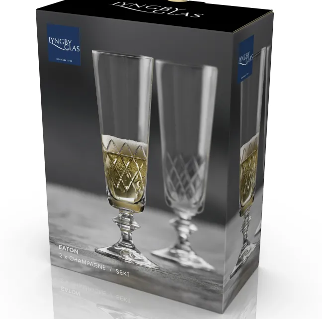 Lyngby Glas Sektglas Eaton 16cl 2 Stück