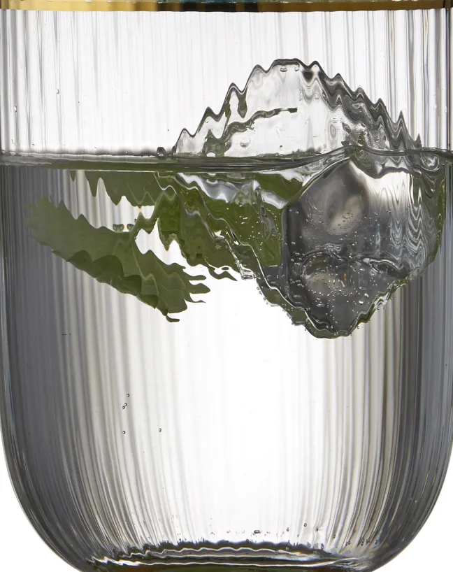 Lyngby Glas Tumbler Palermo Gold 35cl 4 Stück