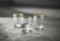 Lyngby Glas Tumbler Palermo Gold 35cl 4 Stück
