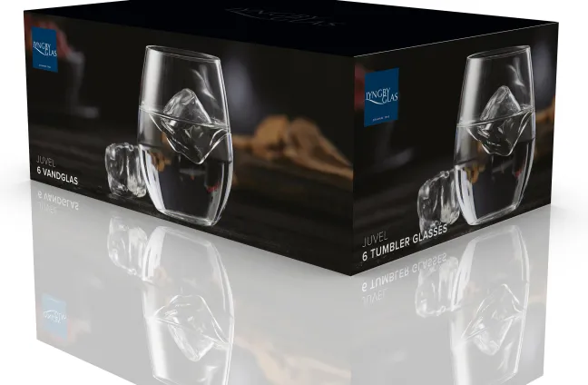 Lyngby Glas Wasserglas Juvel 39cl 6 Stück