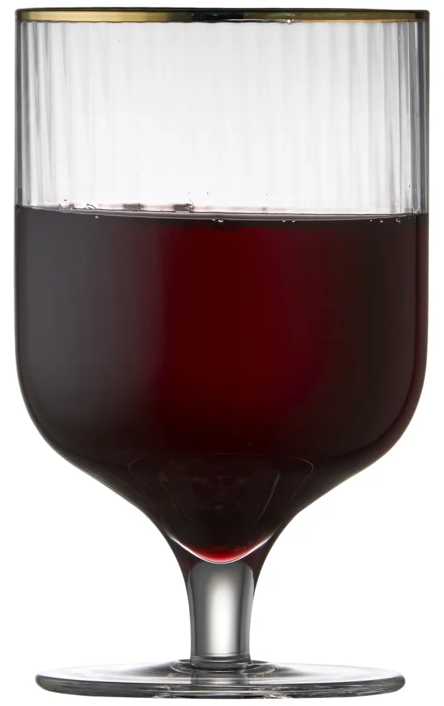 Lyngby Glas Weinglas Palermo Gold 30cl 4 Stück