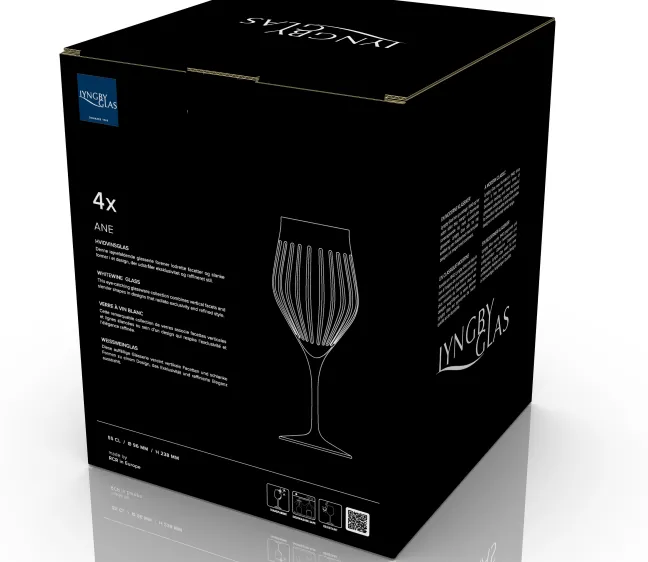 Lyngby Glas Weißweinglas Ane 55cl 4 Stück