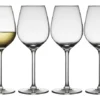 Lyngby Glas Weißwein Juvel 38cl 4 Stück