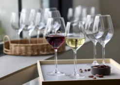 Lyngby Glas Weißwein Juvel 38cl 4 Stück