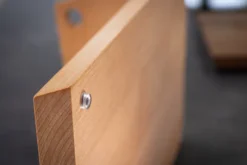 Mühlenbrett Schneidebrett mit Messerhalter Buche Massivholz