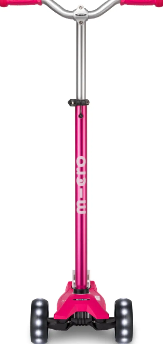 Micro Scooter maxi micro deluxe pro LED pink