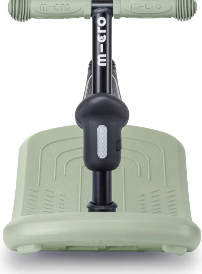 Micro Scooter mini micro Deluxe Rock & Go LED olive sage
