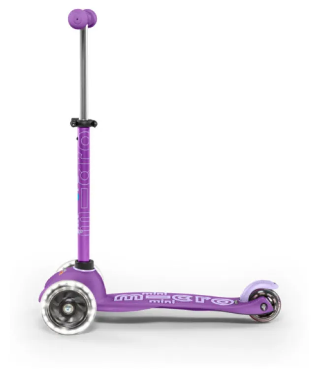 Micro Scooter mini micro Deluxe LED lila