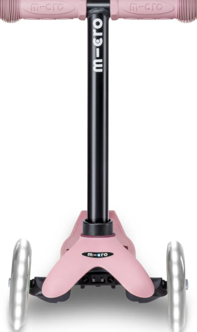 Micro Scooter mini micro Deluxe Rock & Go LED dusty rose