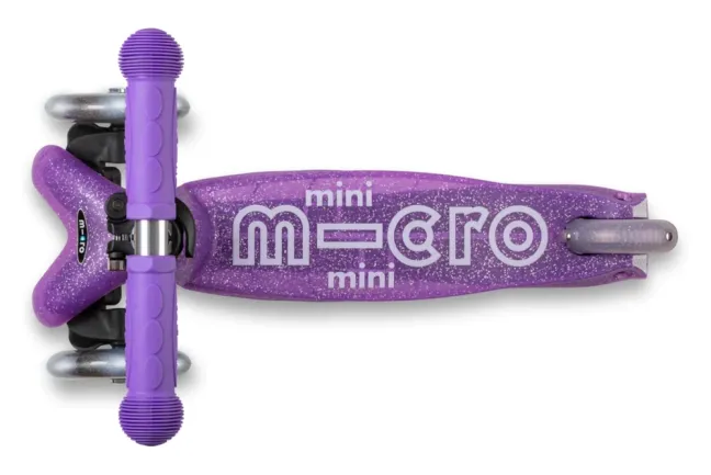 Micro Scooter mini micro deluxe fairy glitter LED purple