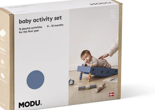 MODU® Baby Activity Set dunkelblau/hellblau